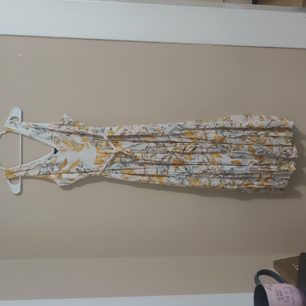 Nicole Miller floral maxi dress size 6